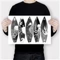 Picture of B&W Surfboards _GroupedProduct_Rectangle_Landscape_Canvas_