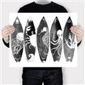 Picture of B&W Surfboards _GroupedProduct_Rectangle_Landscape_Canvas_