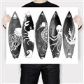 Picture of B&W Surfboards _GroupedProduct_Rectangle_Landscape_Canvas_