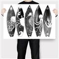 Picture of B&W Surfboards _GroupedProduct_Rectangle_Landscape_Canvas_