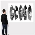 Picture of B&W Surfboards _GroupedProduct_Rectangle_Landscape_Canvas_