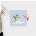 Picture of Plant Shoe Blue II _GroupedProduct_Square_Canvas_