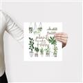 Picture of Plants make me a happy _GroupedProduct_Square_Canvas_
