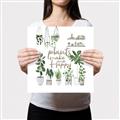 Picture of Plants make me a happy _GroupedProduct_Square_Canvas_