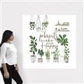 Picture of Plants make me a happy _GroupedProduct_Square_Canvas_