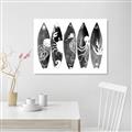 Picture of B&W Surfboards _GroupedProduct_Rectangle_Landscape_Canvas_