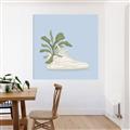 Picture of Plant Shoe Blue II _GroupedProduct_Square_Canvas_