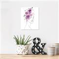 Picture of Purple and Pink Floral Figurative _GroupedProduct_Rectangle_Portrait_Canvas_