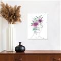 Picture of Purple and Green Flroal Figurative _GroupedProduct_Rectangle_Portrait_Canvas_