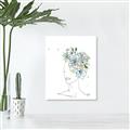 Picture of Green Floral Figurative _GroupedProduct_Rectangle_Portrait_Canvas_