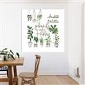 Picture of Plants make me a happy _GroupedProduct_Square_Canvas_