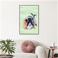 Picture of Yoga Girl I _GroupedProduct_Rectangle_Portrait_Canvas_Framed_