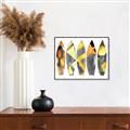 Picture of Colorful Surfboards _GroupedProduct_Rectangle_Landscape_Canvas_Framed_
