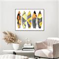 Picture of Colorful Surfboards _GroupedProduct_Rectangle_Landscape_Canvas_Framed_
