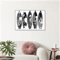 Picture of B&W Surfboards _GroupedProduct_Rectangle_Landscape_Canvas_Framed_