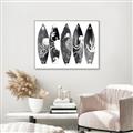 Picture of B&W Surfboards _GroupedProduct_Rectangle_Landscape_Canvas_Framed_