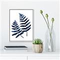 Picture of Two Blue Ferns _GroupedProduct_Rectangle_Portrait_Canvas_Framed_