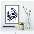 Picture of Two Blue Ferns _GroupedProduct_Rectangle_Portrait_Canvas_Framed_
