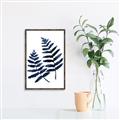 Picture of Two Blue Ferns _GroupedProduct_Rectangle_Portrait_Canvas_Framed_