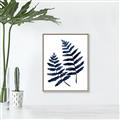 Picture of Two Blue Ferns _GroupedProduct_Rectangle_Portrait_Canvas_Framed_