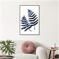 Picture of Two Blue Ferns _GroupedProduct_Rectangle_Portrait_Canvas_Framed_