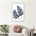 Picture of Two Blue Ferns _GroupedProduct_Rectangle_Portrait_Canvas_Framed_