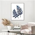 Picture of Two Blue Ferns _GroupedProduct_Rectangle_Portrait_Canvas_Framed_