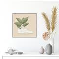 Picture of Plant Shoe Beige _GroupedProduct_Square_Canvas_Framed_