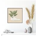 Picture of Plant Shoe Beige _GroupedProduct_Square_Canvas_Framed_