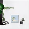 Picture of Plant Shoe Blue II _GroupedProduct_Square_Canvas_Framed_