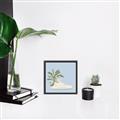 Picture of Plant Shoe Blue II _GroupedProduct_Square_Canvas_Framed_