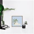 Picture of Plant Shoe Blue II _GroupedProduct_Square_Canvas_Framed_