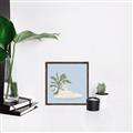 Picture of Plant Shoe Blue II _GroupedProduct_Square_Canvas_Framed_