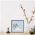 Picture of Plant Shoe Blue II _GroupedProduct_Square_Canvas_Framed_