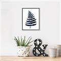 Picture of Blue Fern _GroupedProduct_Rectangle_Portrait_Canvas_Framed_