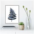 Picture of Blue Fern _GroupedProduct_Rectangle_Portrait_Canvas_Framed_
