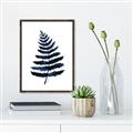 Picture of Blue Fern _GroupedProduct_Rectangle_Portrait_Canvas_Framed_