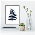 Picture of Blue Fern _GroupedProduct_Rectangle_Portrait_Canvas_Framed_