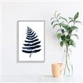 Picture of Blue Fern _GroupedProduct_Rectangle_Portrait_Canvas_Framed_