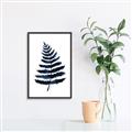 Picture of Blue Fern _GroupedProduct_Rectangle_Portrait_Canvas_Framed_
