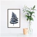 Picture of Blue Fern _GroupedProduct_Rectangle_Portrait_Canvas_Framed_