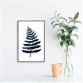 Picture of Blue Fern _GroupedProduct_Rectangle_Portrait_Canvas_Framed_