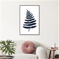 Picture of Blue Fern _GroupedProduct_Rectangle_Portrait_Canvas_Framed_