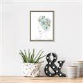 Picture of Green Floral Figurative _GroupedProduct_Rectangle_Portrait_Canvas_Framed_