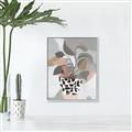 Picture of Color Block Plants I  _GroupedProduct_Rectangle_Portrait_Canvas_Framed_