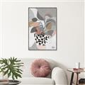 Picture of Color Block Plants I  _GroupedProduct_Rectangle_Portrait_Canvas_Framed_