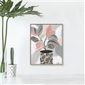 Picture of Color Block Plants II _GroupedProduct_Rectangle_Portrait_Canvas_Framed_