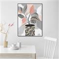 Picture of Color Block Plants II _GroupedProduct_Rectangle_Portrait_Canvas_Framed_