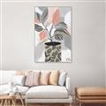 Picture of Color Block Plants II _GroupedProduct_Rectangle_Portrait_Canvas_Framed_