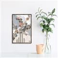 Picture of Color Block Plants III _GroupedProduct_Rectangle_Portrait_Canvas_Framed_